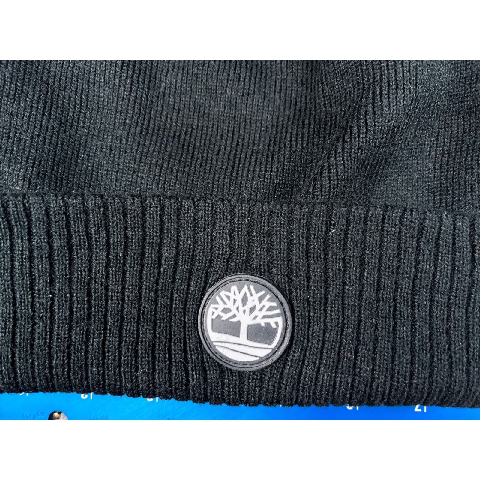 Timberland Timberland Beanie Beanie Adult One Size Black Knit 100% Acrylic Ski Hike Camp Unisex Mens Womens Size ONE SIZE - 2 Thumbnail