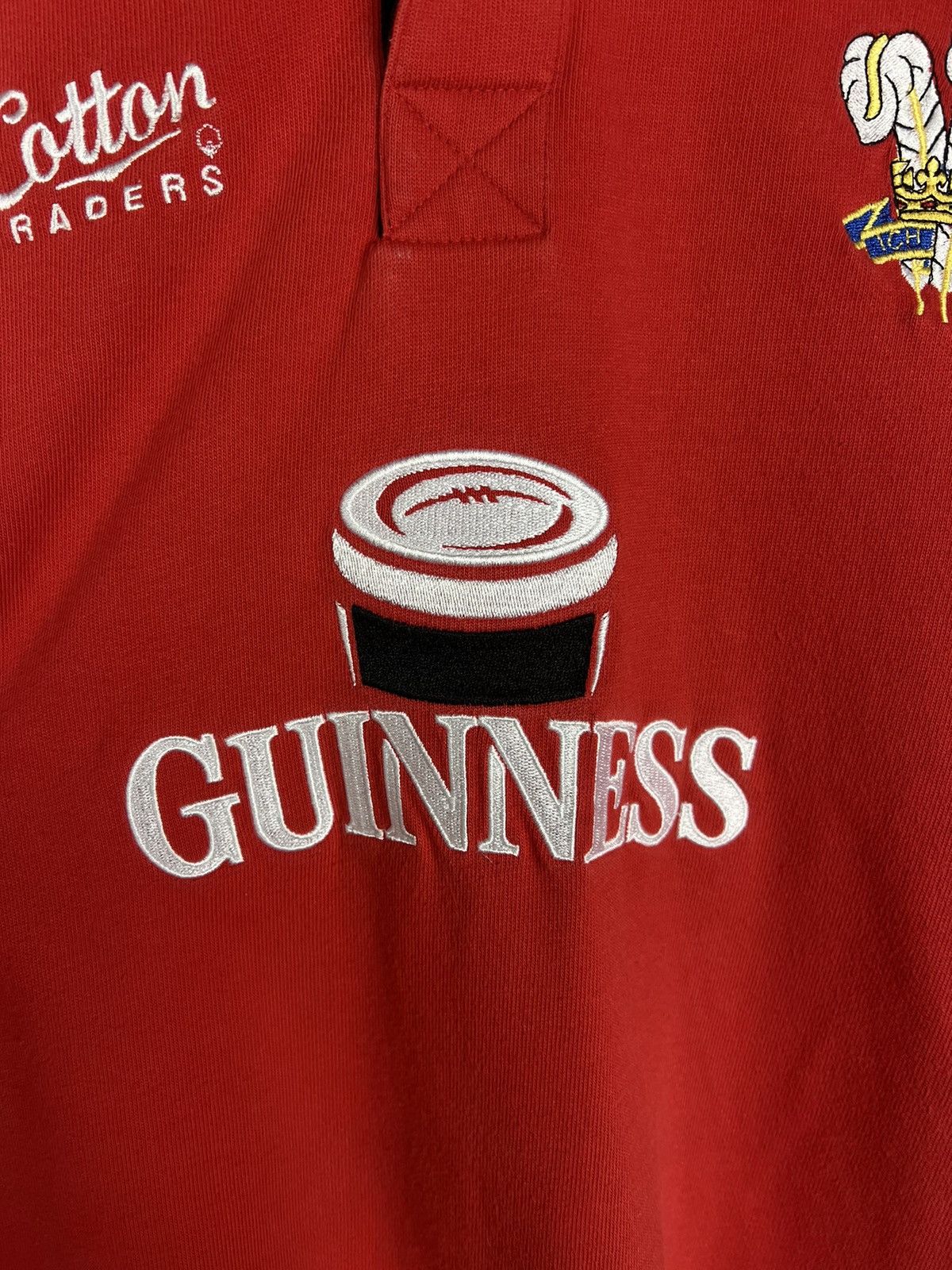 Cotton Traders Vintage CottonTrades Wales Union Rugby Shirt Guinness Jersey Size US M / EU 48-50 / 2 - 3 Thumbnail