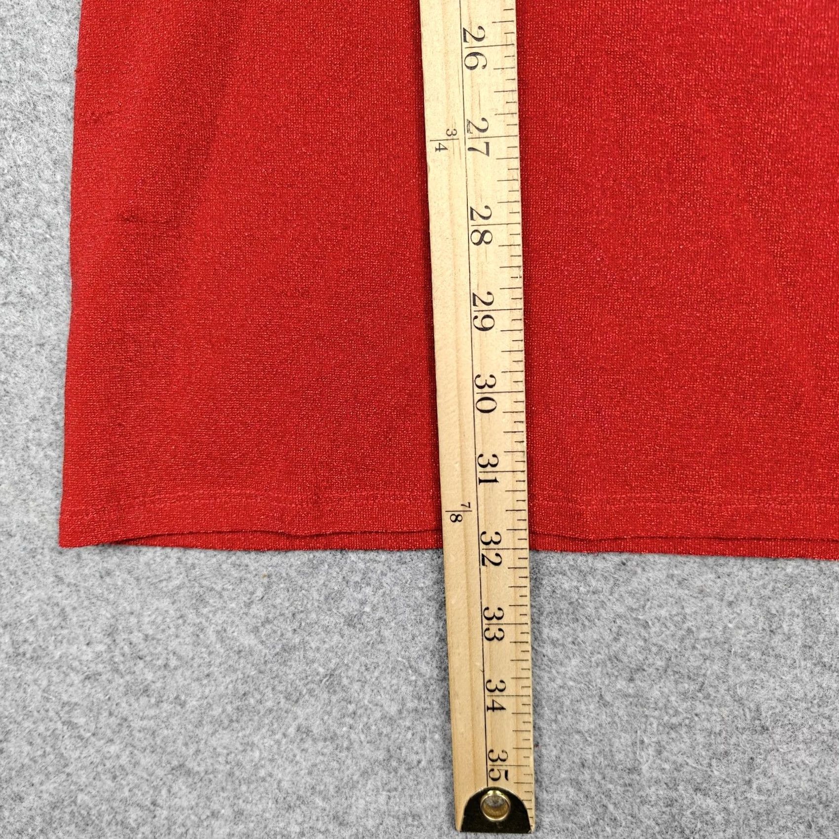 Reformation Reformation Dress Womens Small Red Metallic Knit Tank Bodycon Mini Lined Size S / US 4 / IT 40 - 7 Thumbnail
