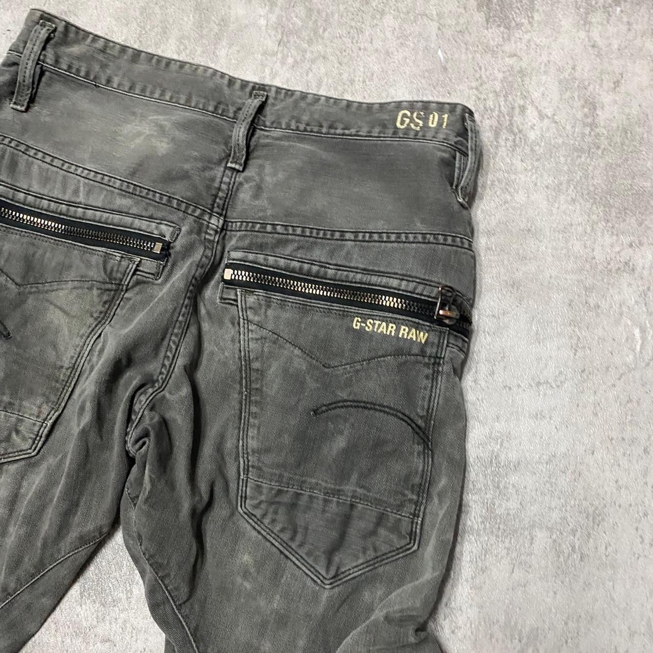 G-Star Grey G-Star raw jeans with zip details #streetwear Size 30" / US 8 / IT 44 - 1 Thumbnail