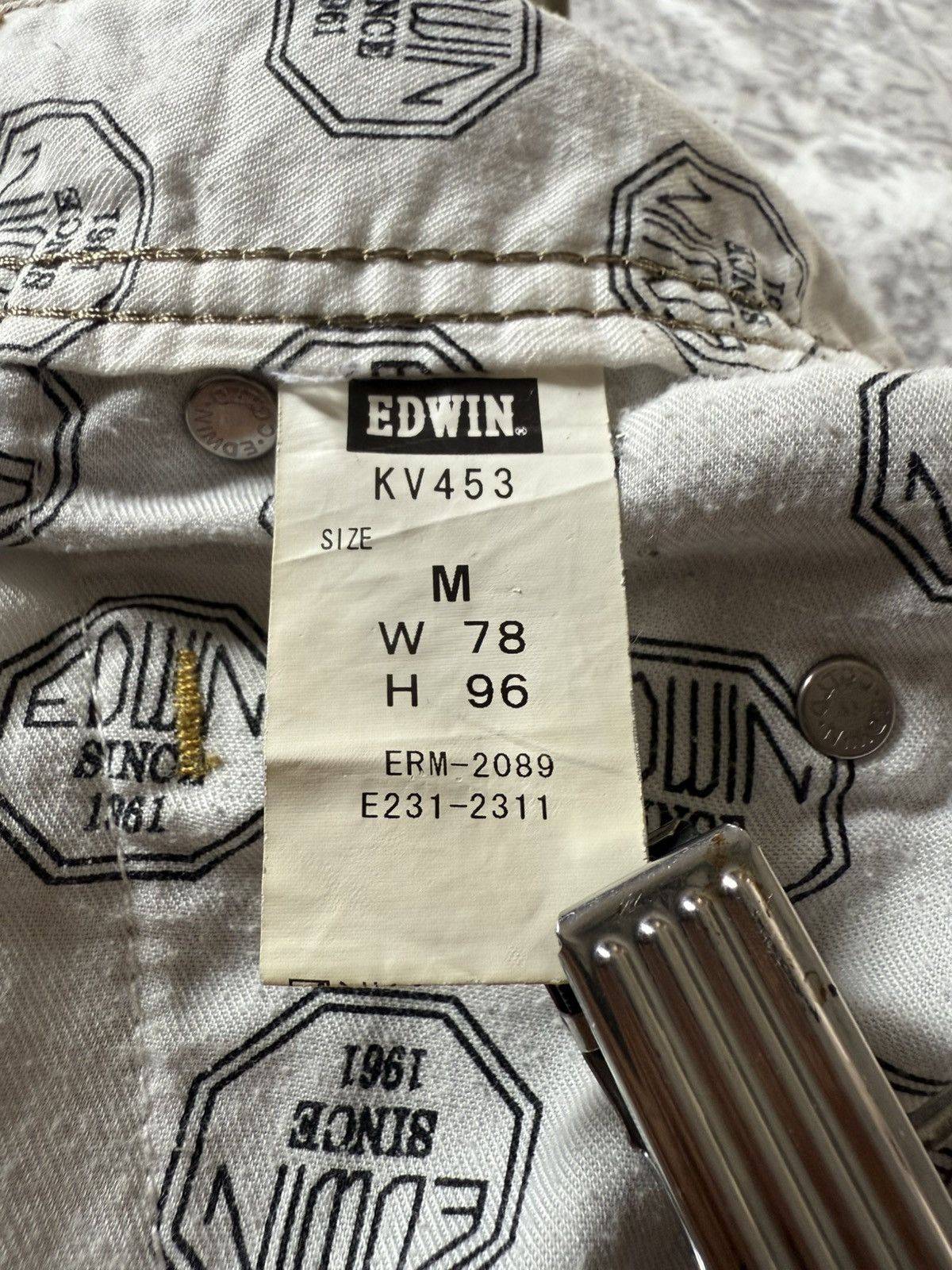 Edwin Edwin XV Bush Pocket Spiral Leg Linen Cargo Pants Size US 32 / EU 48 - 23 Thumbnail