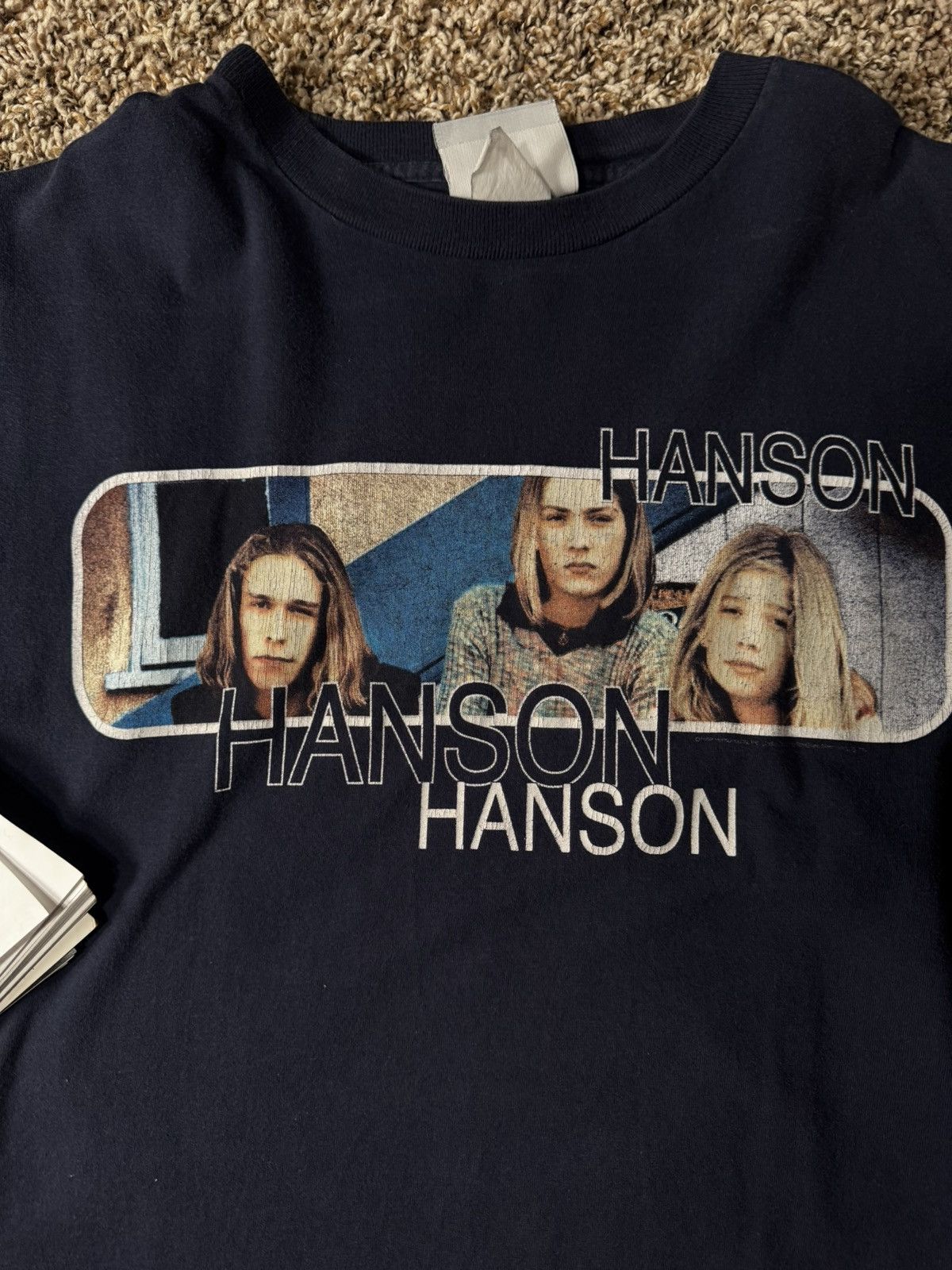 Other Vintage 90s Hanson Tee Size US L / EU 52-54 / 3 - 2 Thumbnail