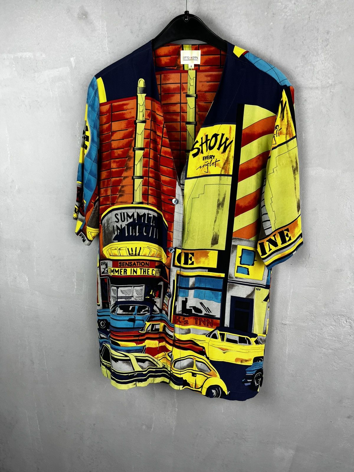 Vintage COPY - Vintage RARE Otto Kern Silk City Shirt Unisex Size Size US M / EU 48-50 / 2 - 1 Thumbnail