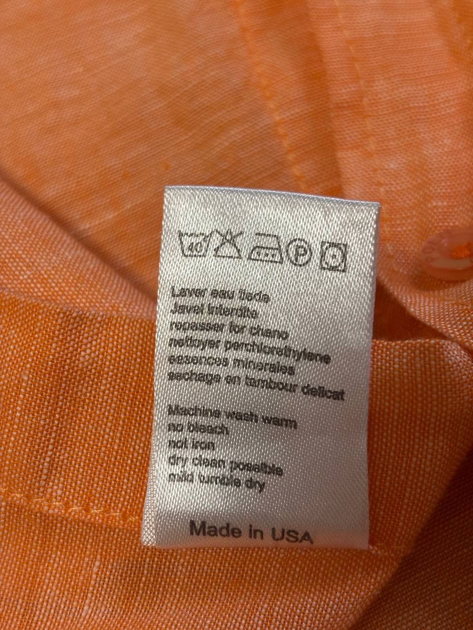 Polo Ralph Lauren Polo Ralph Lauren Blake men's shirt, orange, made in USA Size US L / EU 52-54 / 3 - 5 Thumbnail