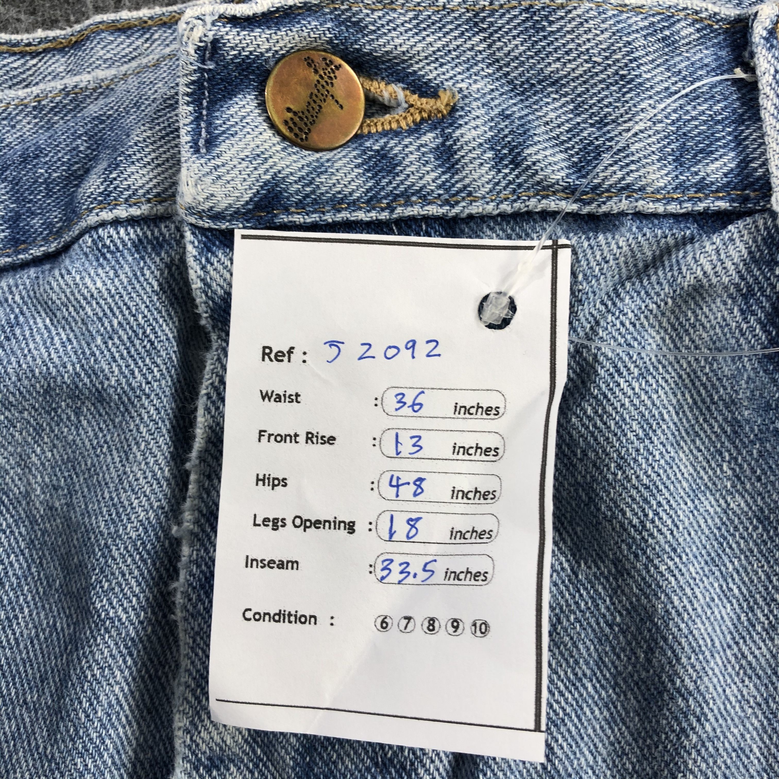 Vintage Vintage Light Wash Wrangler Jeans-J2092 Size US 36 / EU 52 - 10 Thumbnail