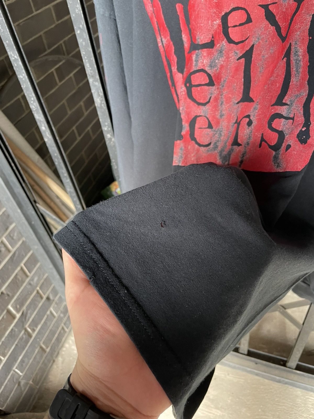 Band Tees × Vintage Vintage 90's Levellers Black Long Sleeve Shirt (Pink Floyd) Size US XXL / EU 58 / 5 - 8 Thumbnail