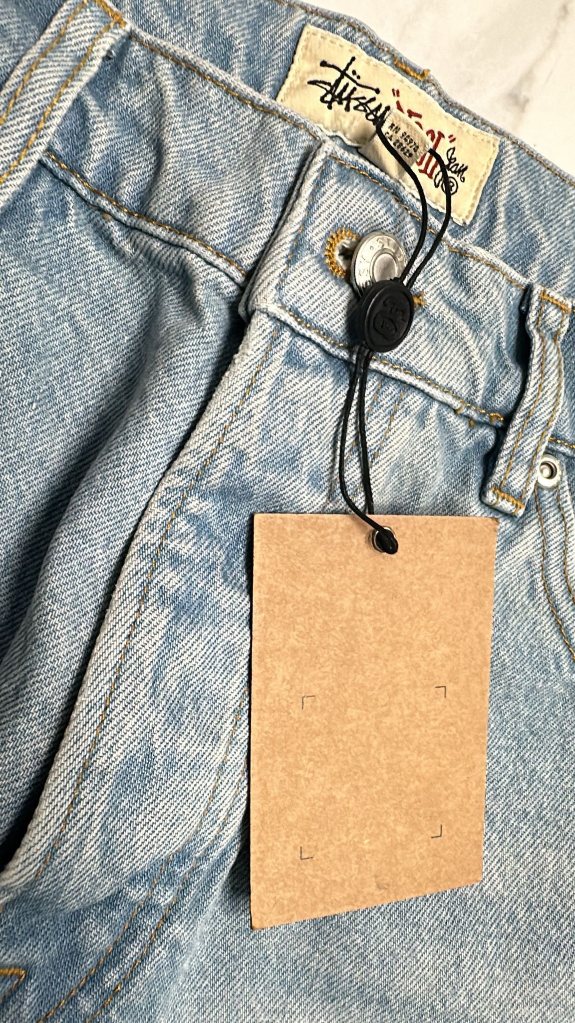Stussy × Vintage Stussy Big Ol Jean Denim Light Wash Blue Size 28 Size US 28 / EU 44 - 10 Thumbnail