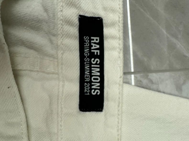 Raf Simons Raf simons SS21 white jeans Size US 29 - 8 Thumbnail