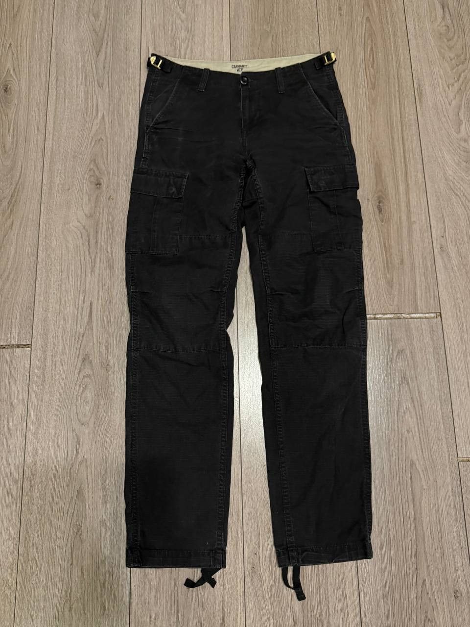 Carhartt Wip Carhartt WIP - Aviation Pant W27 X L32 Black Cargo Trousers Size US 27 - 1 Thumbnail