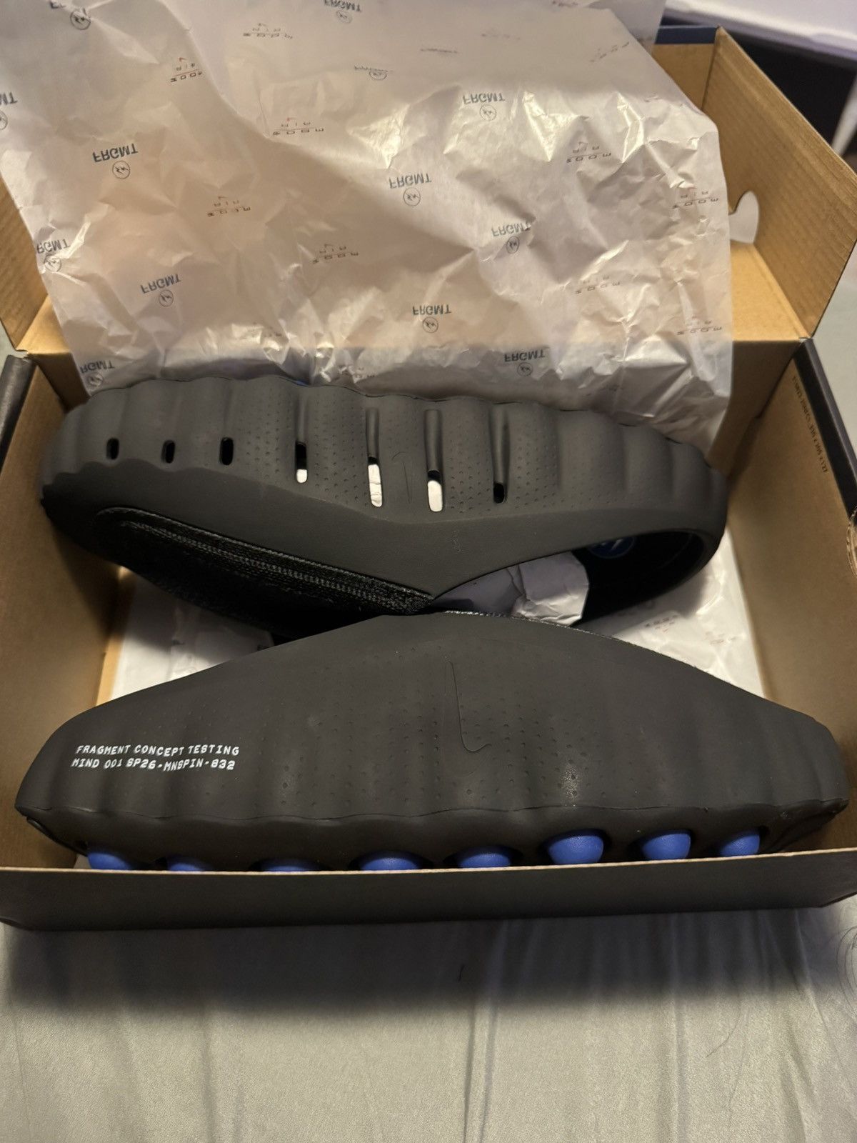 Fragment Design × Nike Nike Mind Slides x Fragment Design-Unused Size US 12 / EU 45 - 1 Thumbnail