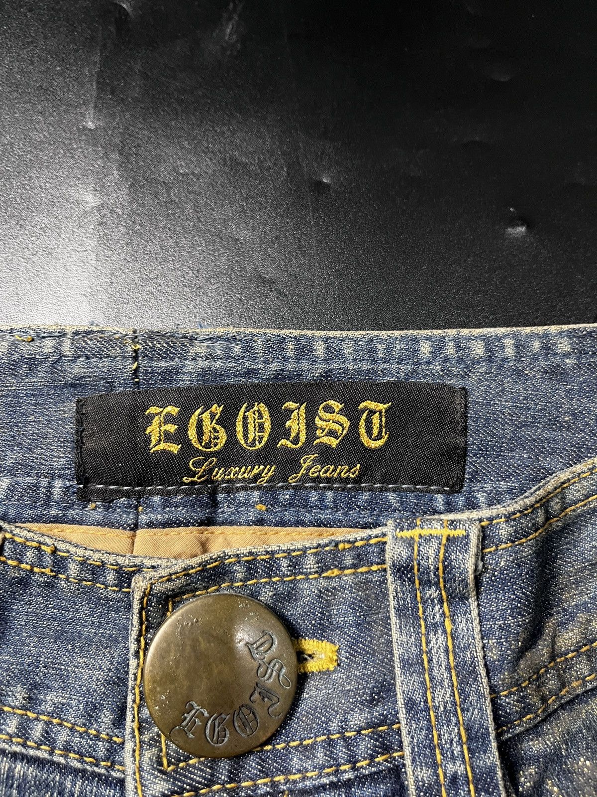 Other 1990s Egoist Big Flare Jeans Size US 28 / EU 44 - 9 Thumbnail