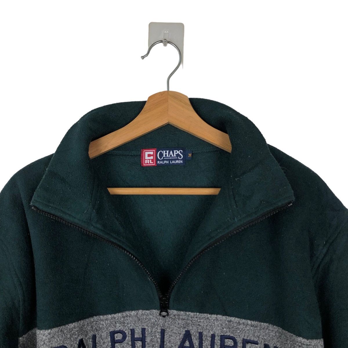 Chaps Ralph Lauren VINTAGE FLEECE JACKET ANORAK CHAPS RALPH LAUREN BIG LOGO Size US M / EU 48-50 / 2 - 8 Thumbnail