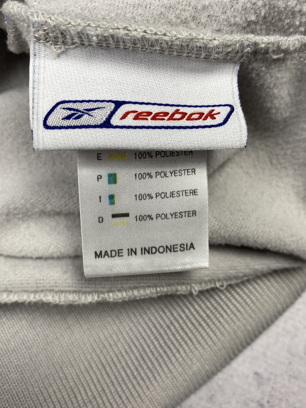 Reebok × Vintage Vintage 90s Reebok Technology Center Logo Drill Hoodie y2k Size US XL / EU 56 / 4 - 15 Thumbnail