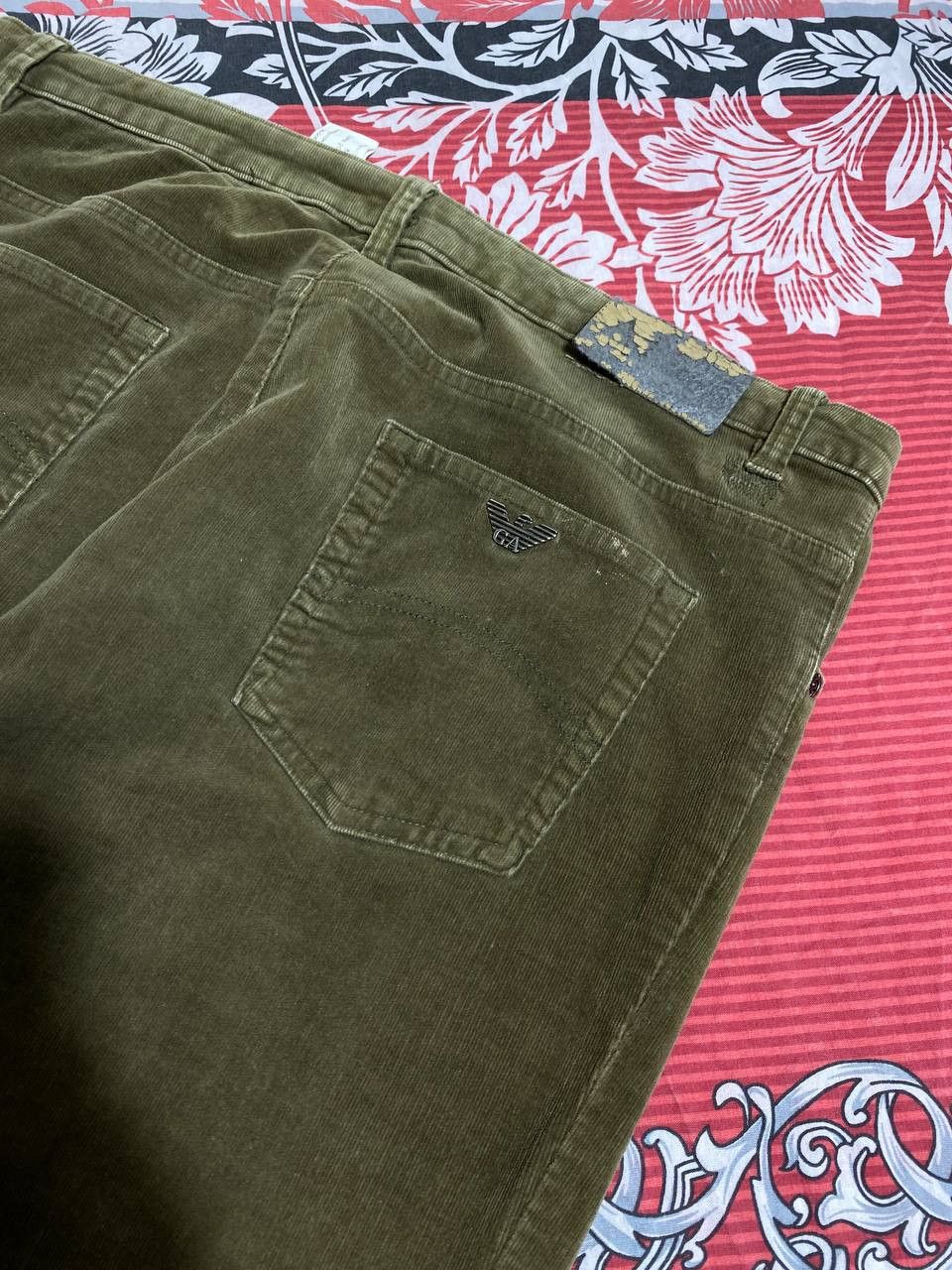 Armani × Vintage Armani Jeans Denim Vintage Made in Italy Green Size US 36 / EU 52 - 7 Thumbnail