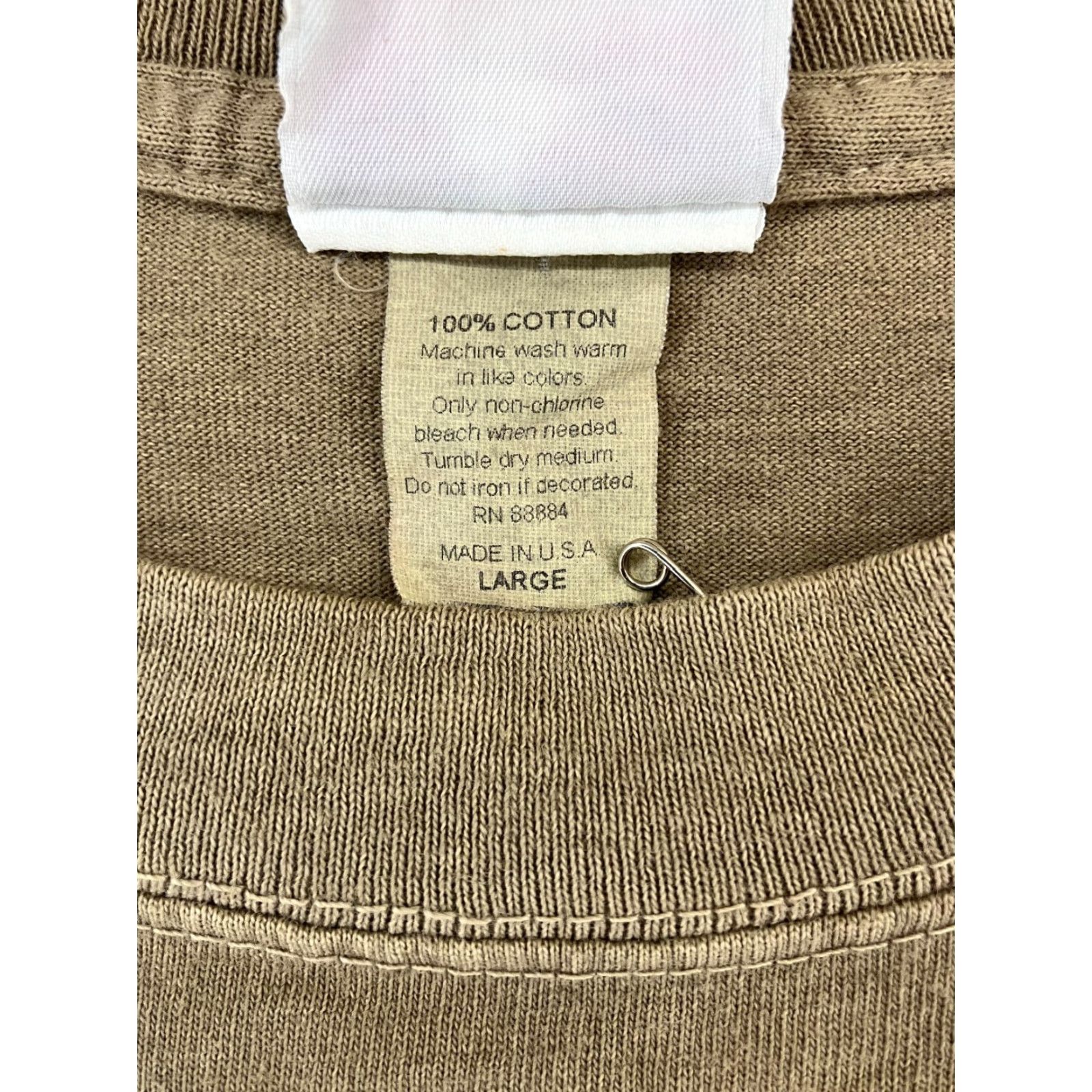 Vintage Vintage Alan Jackson T Shirt Men Large "Under the Influence" House of Blues USA Summer Fall Spring Cotton Brown Size US L / EU 52-54 / 3 - 4 Thumbnail