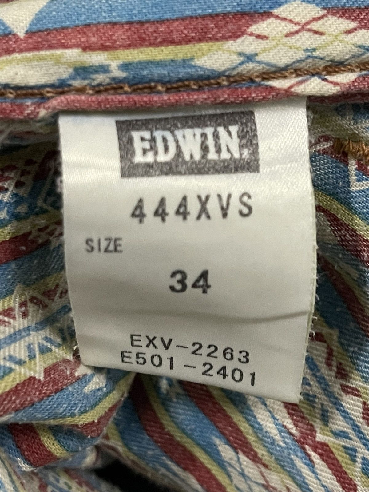 Edwin Edwin Exclusive Vintage Blue Wash Style Baggy Jeans Size US 35 - 8 Thumbnail