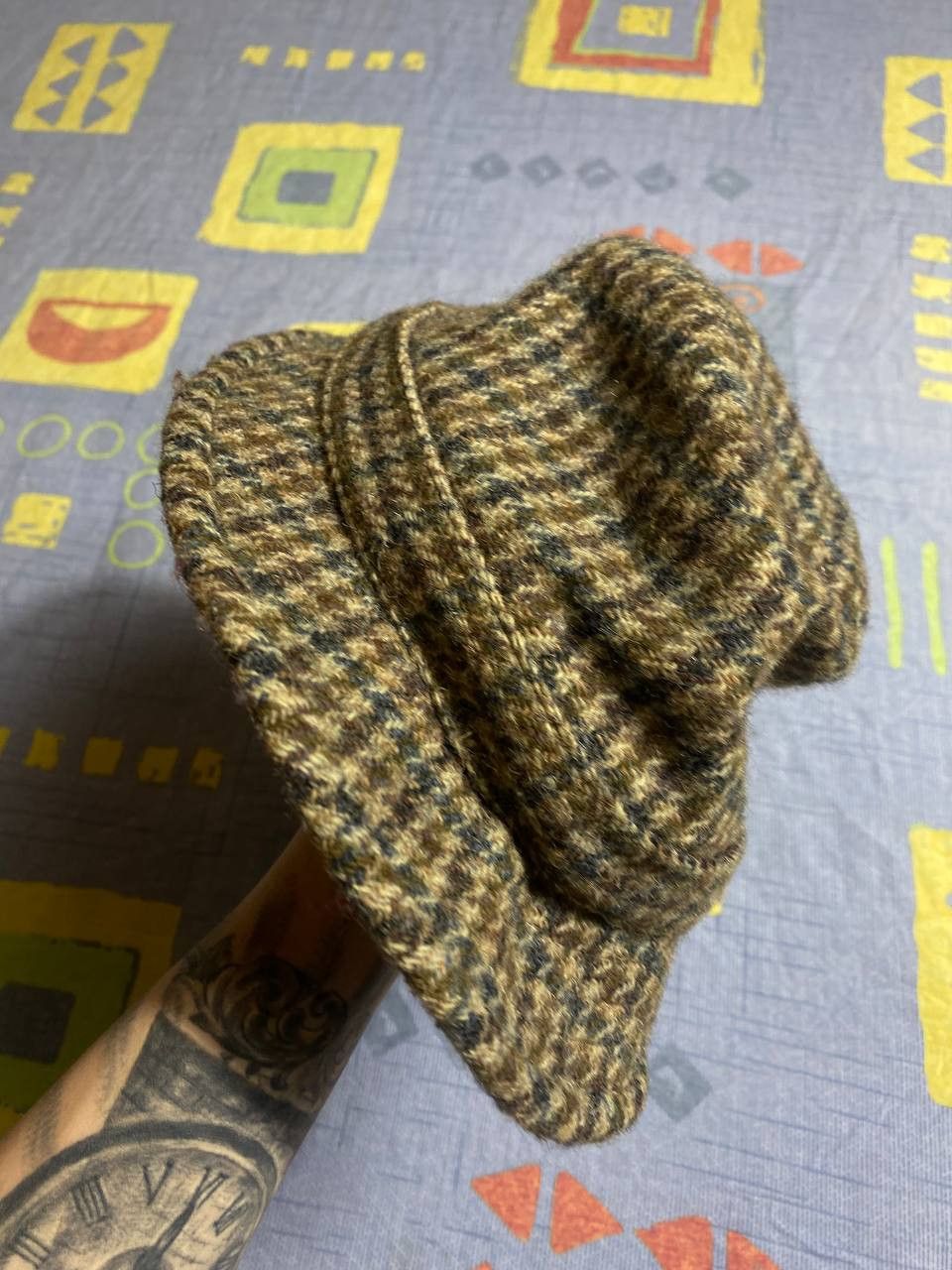 Harris Tweed Harris Tweed cap hat Size ONE SIZE - 2 Thumbnail