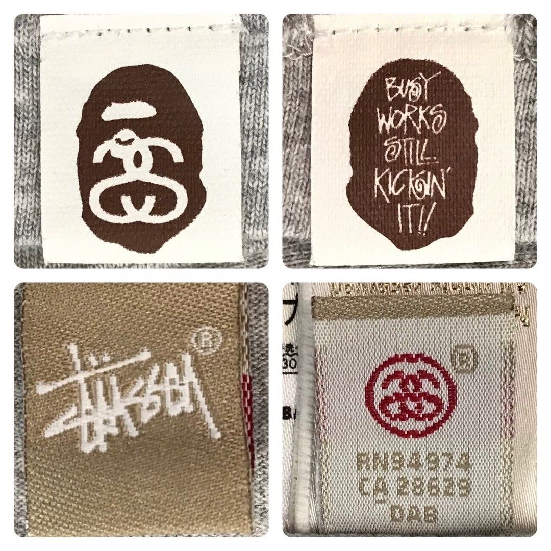 Bape × Stussy BAPE × stussy ILL COLLABORATION Shark T-shirt a bathing ape Size US M / EU 48-50 / 2 - 7 Thumbnail