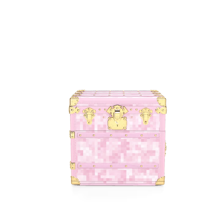 Louis Vuitton Damoflage Pink Sakura Courrier Lozine Carré Trunk Size ONE SIZE - 1 Thumbnail
