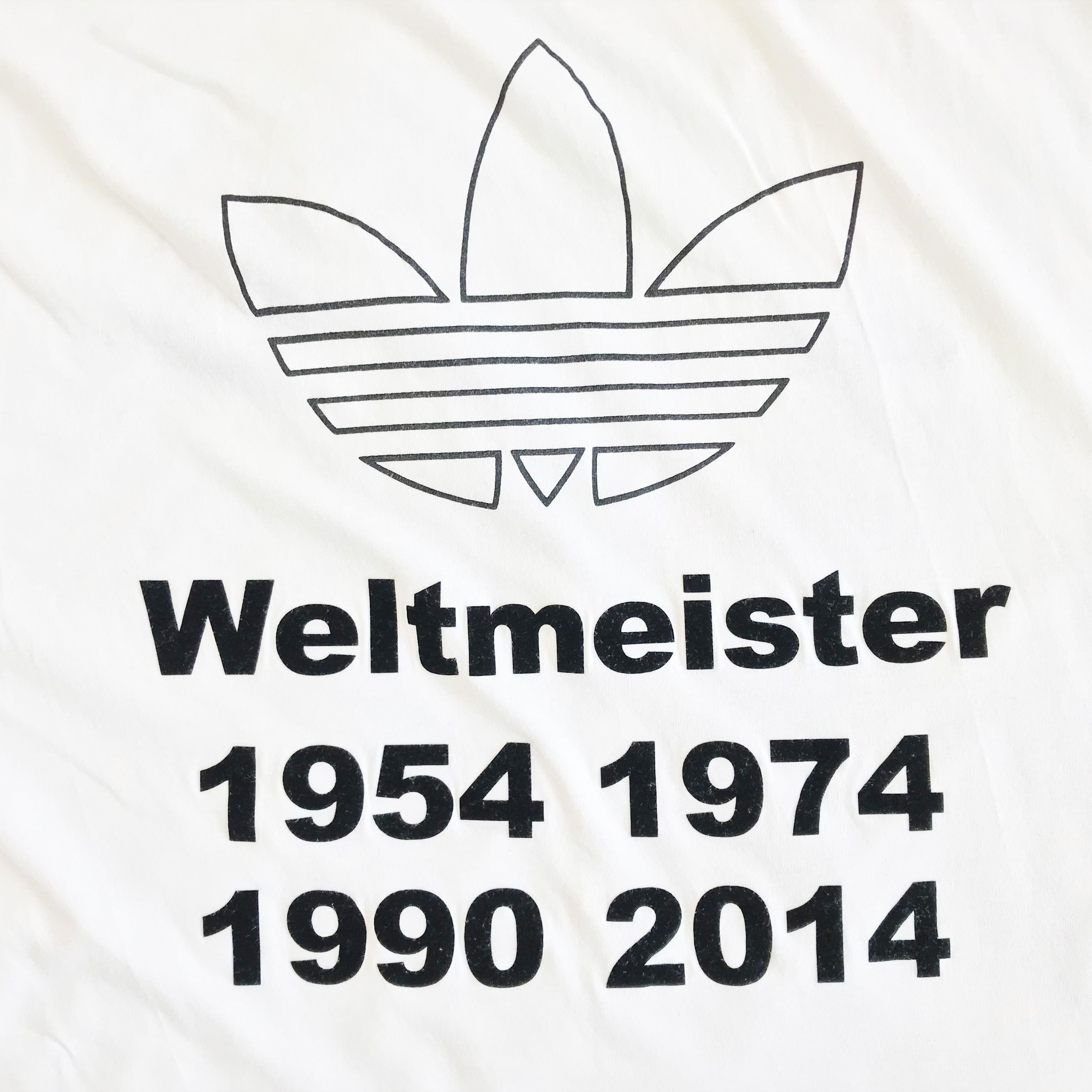 Adidas Vintage 1996 ADIDAS Germany t shirt Jersey Football Retro Size US L / EU 52-54 / 3 - 6 Thumbnail
