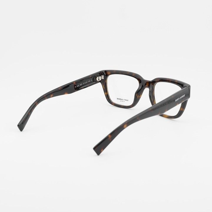 Saint Laurent Paris Saint Laurent SL804 002 Eyeglasses Havana 51mm Square Frame Size ONE SIZE - 11 Thumbnail