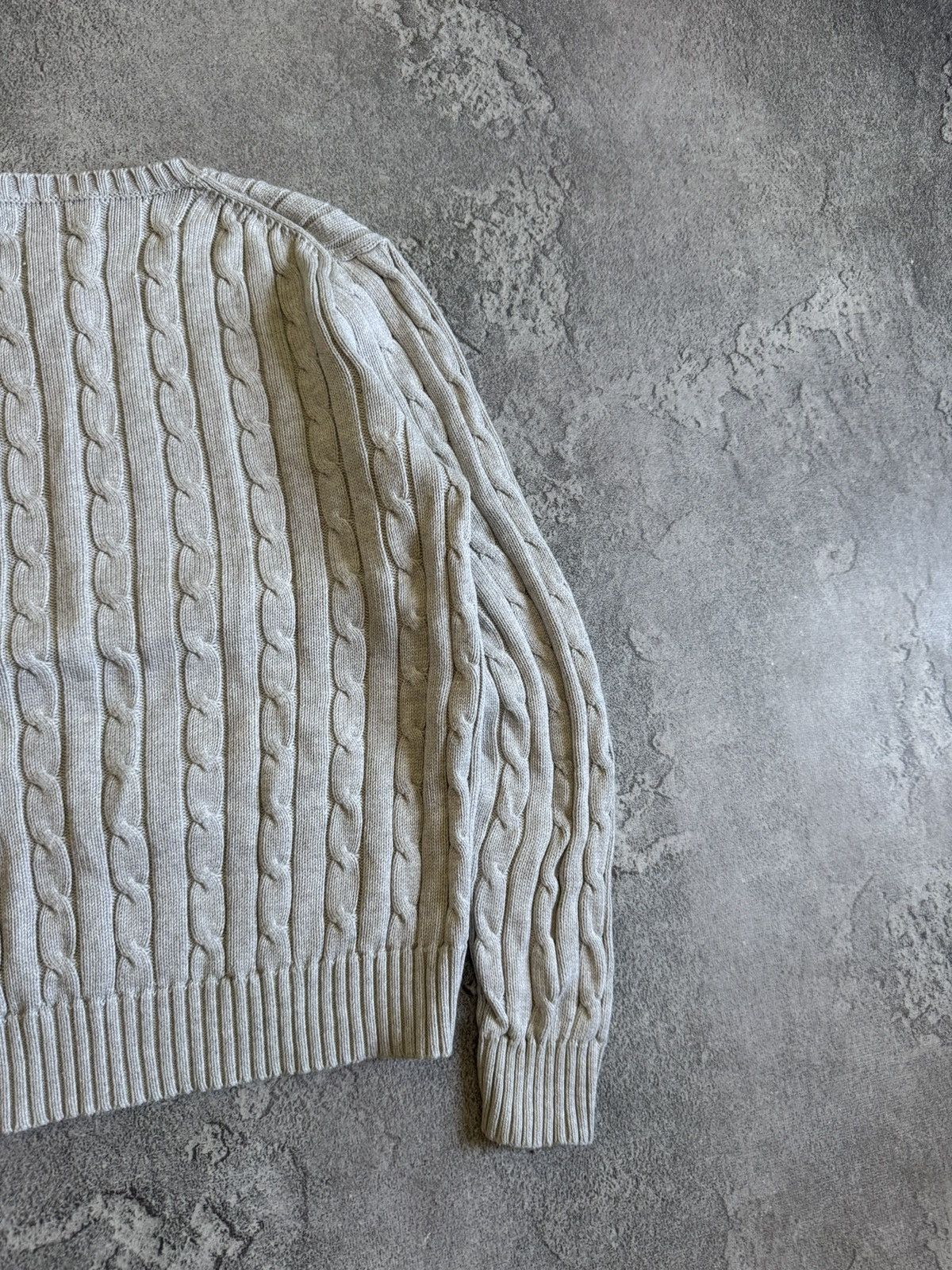 Polo Ralph Lauren Polo Ralph Lauren L/size cable knitwear sweater jumper retro Size L / US 10 / IT 46 - 12 Thumbnail