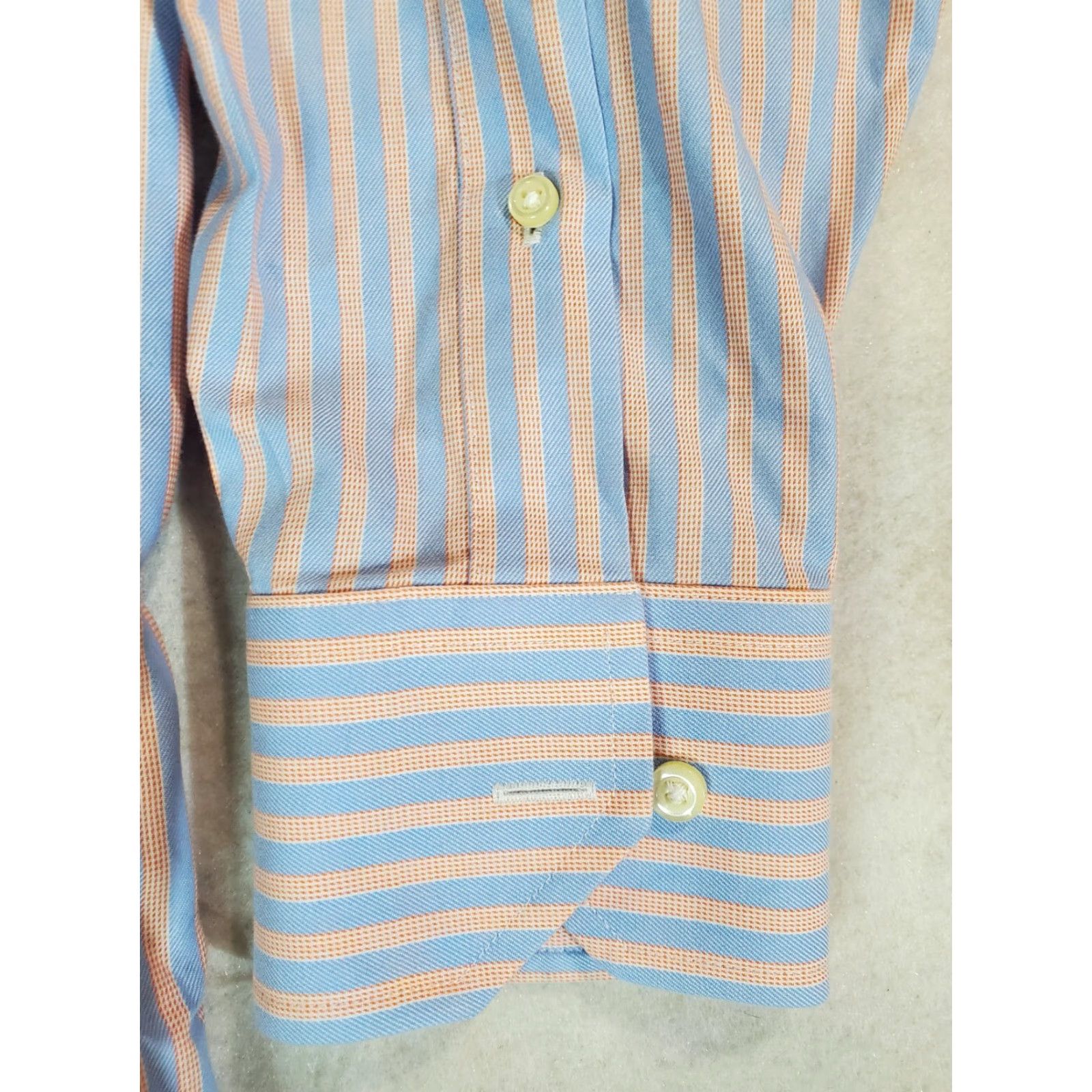 Brooks Brothers Brooks Brothers Regent Button Down Shirt 16 1/2 - 2/3 Blue Pink Striped Non-Iron Shirt Mens Regular 100% Cotton Dress Shirt 90s Size US XL / EU 56 / 4 - 5 Thumbnail