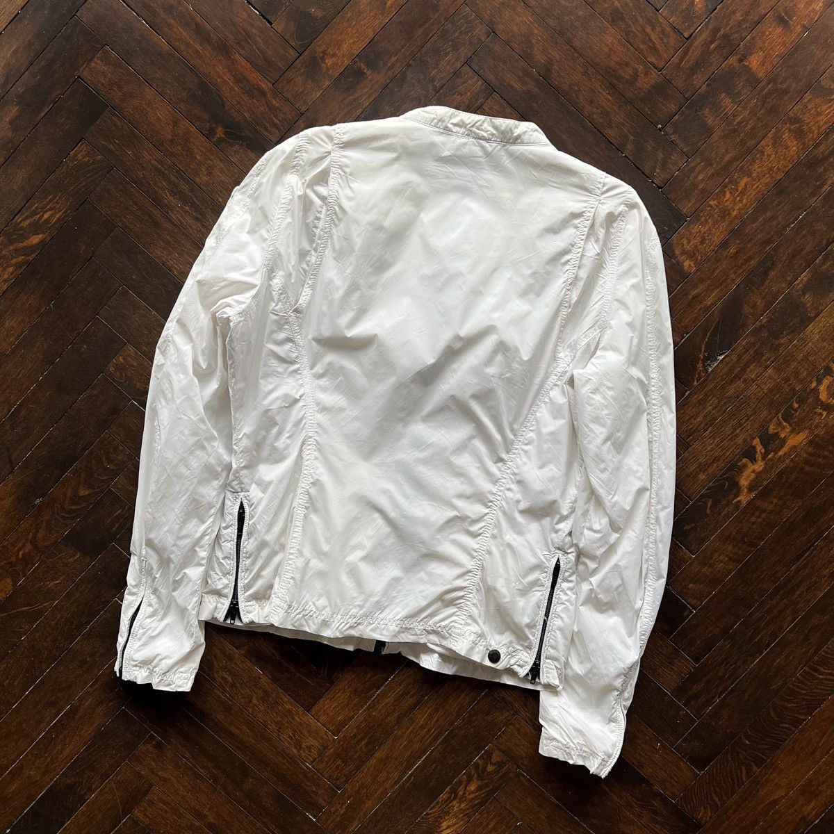 Designer × Other Blauer USA Womens Nylon White Full Zip Lightweight Jacket Size L / US 10 / IT 46 - 3 Thumbnail