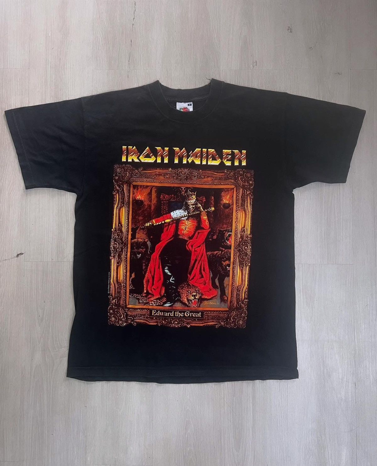 Band Tees Vintage 2002 Iron Maiden Edward The Great Band T-Shirt Size US M / EU 48-50 / 2 - 1 Thumbnail