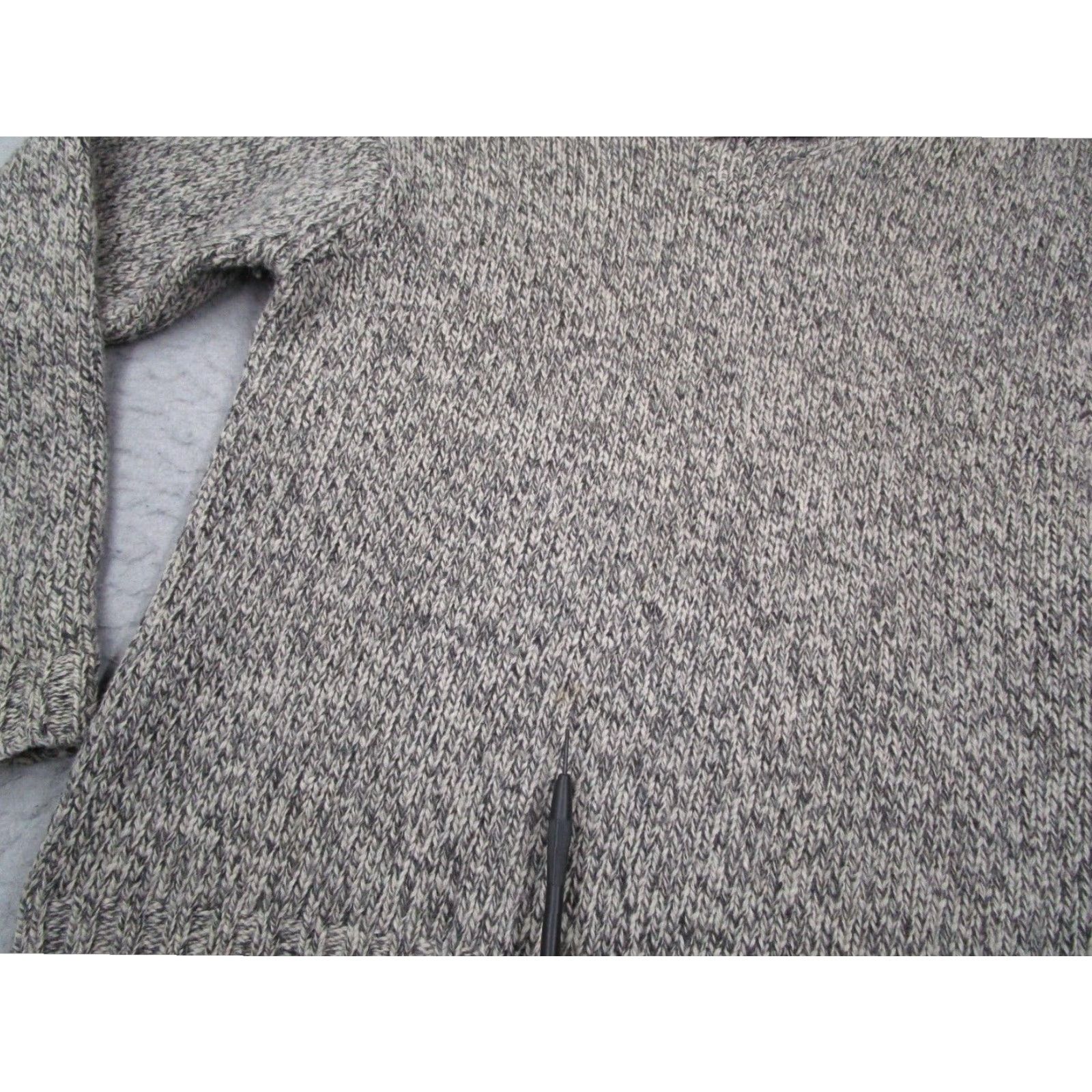 Vintage VINTAGE L.L. Bean Sweater Men Small Gray Wool Blend Chunky Knit Shawl Neck Pullover Size US S / EU 44-46 / 1 - 3 Thumbnail