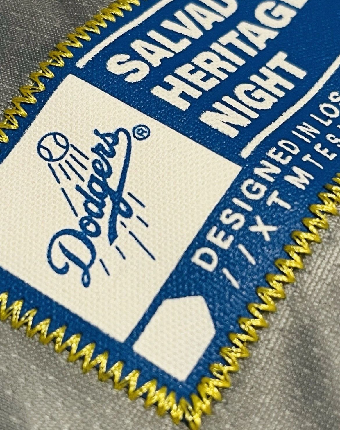 MLB LA Dodgers Salvadoran Heritage Night Salvador SGA Jersey Size US M / EU 48-50 / 2 - 3 Thumbnail