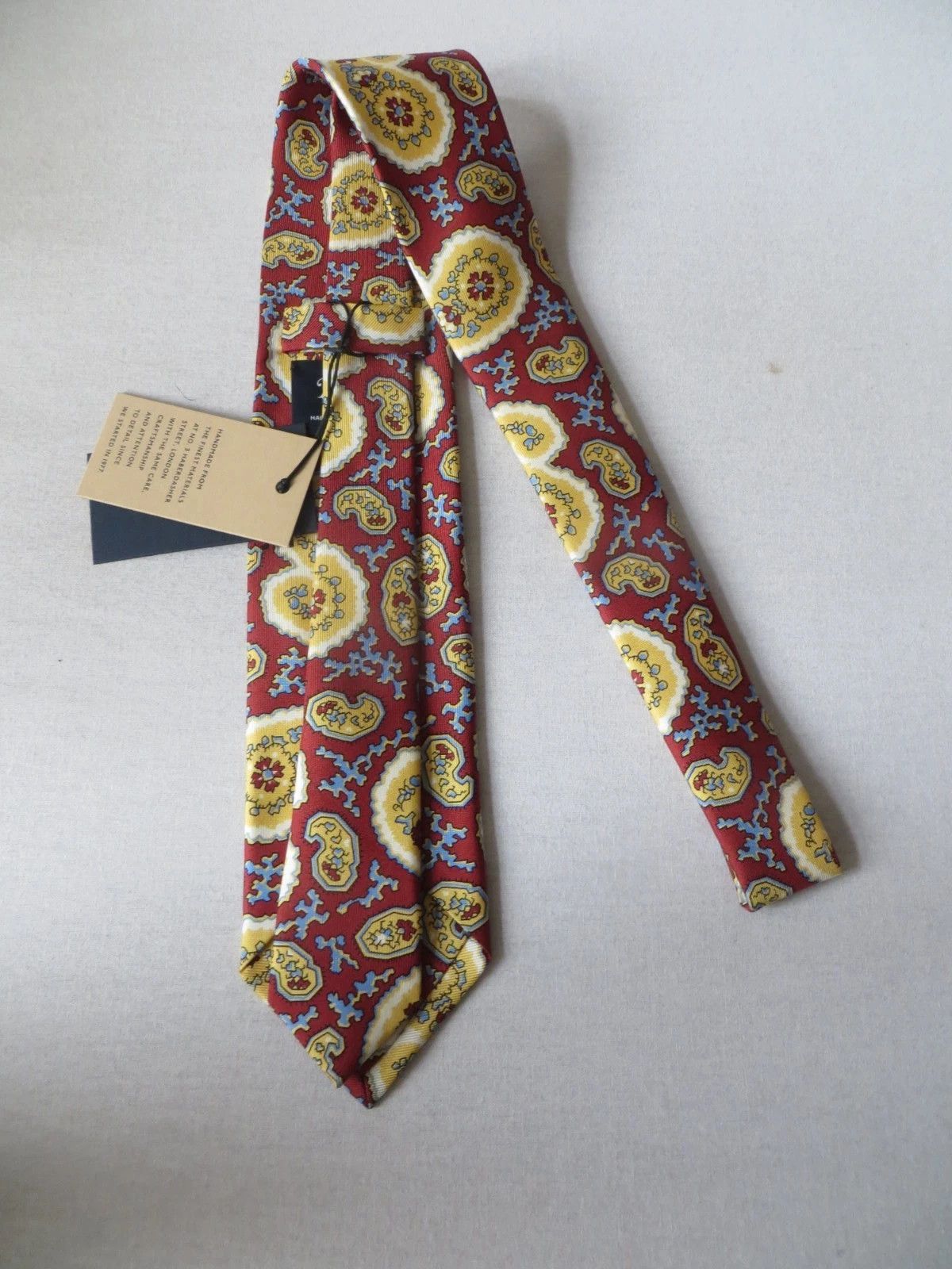 Drake's DRAKE'S 100% SILK BOLD PRINTED HAND MADE NEW WITH TAG Size ONE SIZE - 3 Thumbnail