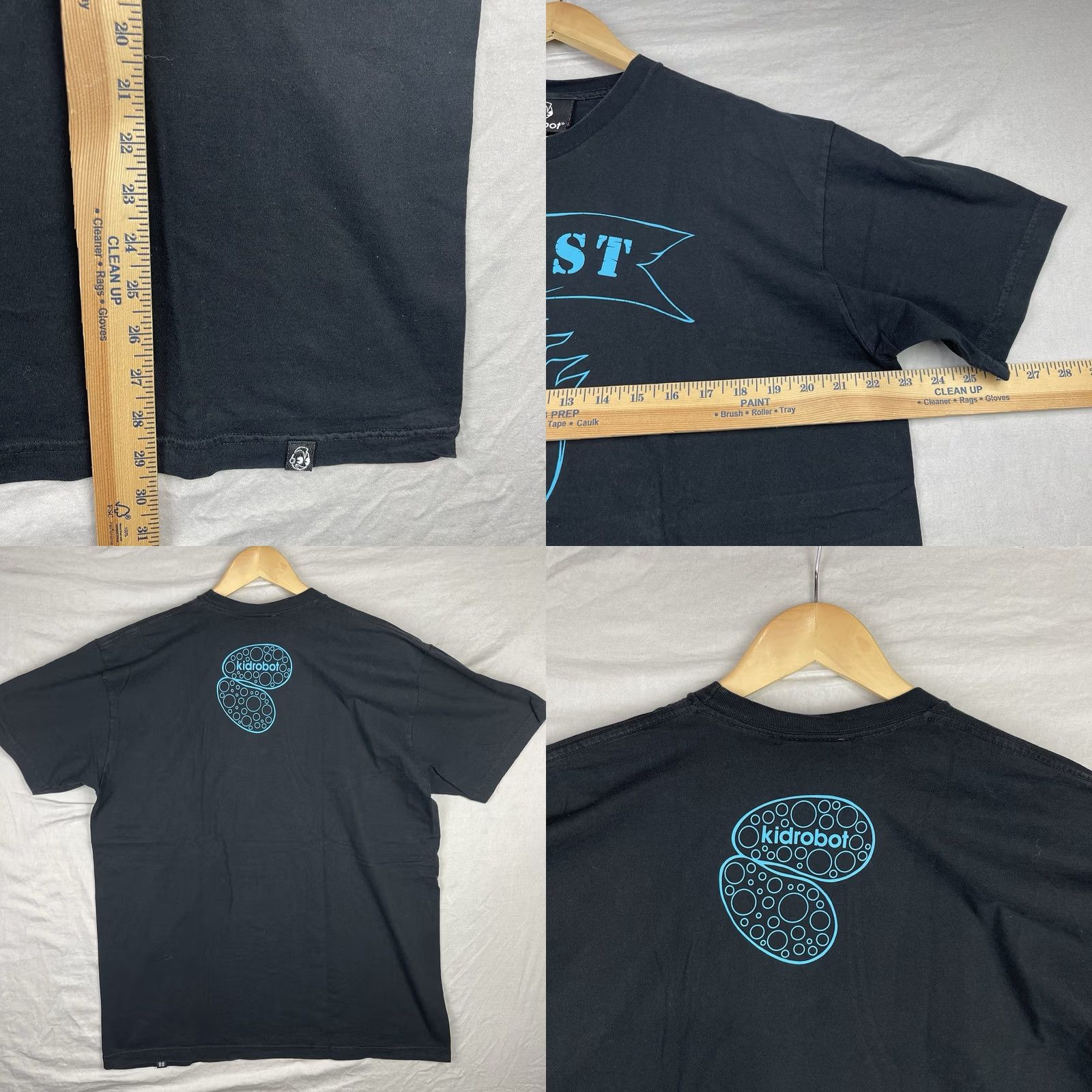 Vintage VINTAGE Kidrobot Shirt XL Mens Resist Mascot Made In USA Y2K Black Vintage Shirt Size US XL / EU 56 / 4 - 8 Thumbnail
