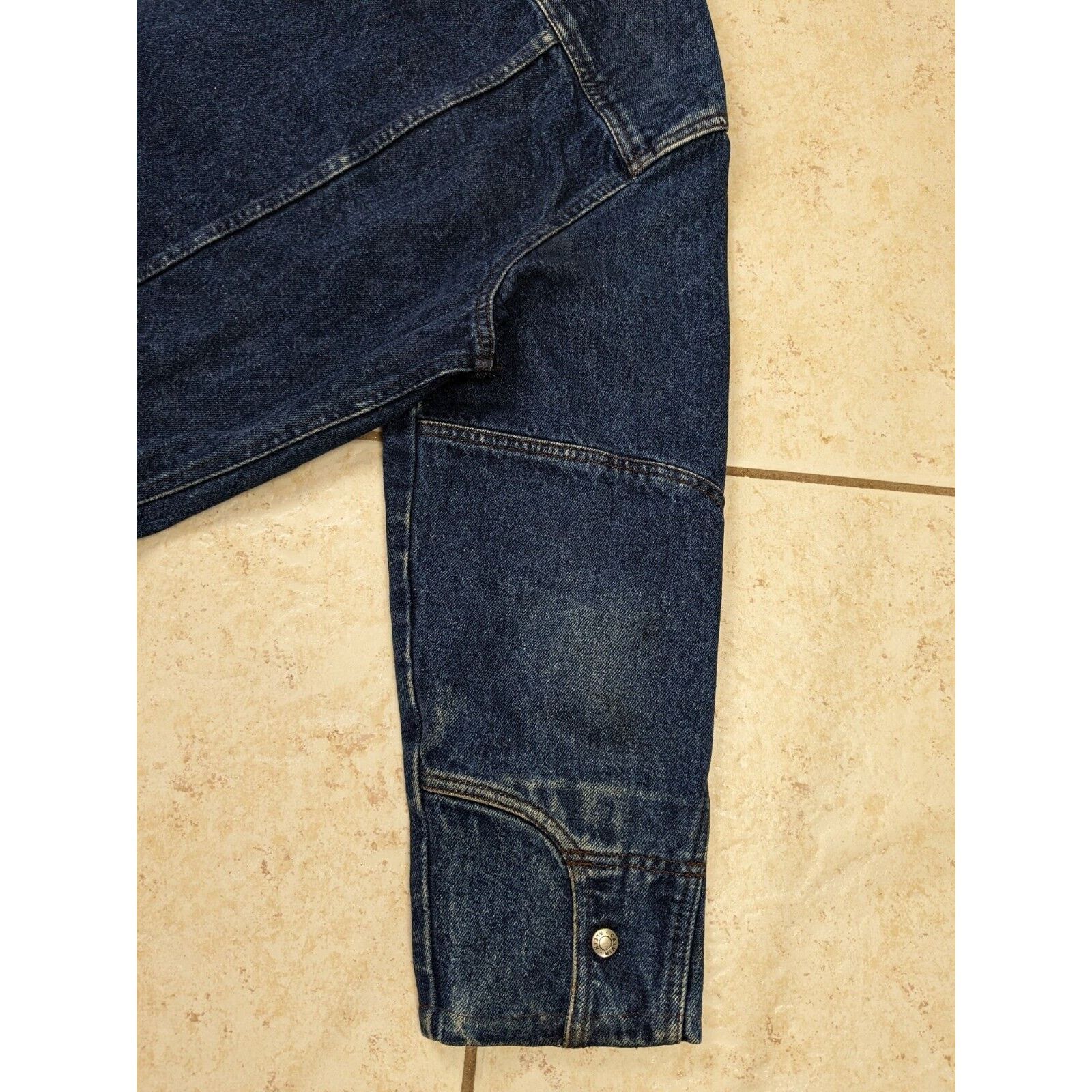 Calvin Klein Vtg Calvin Klein Men's L Denim Jeans Trucker Coat Jacket Size US L / EU 52-54 / 3 - 12 Thumbnail