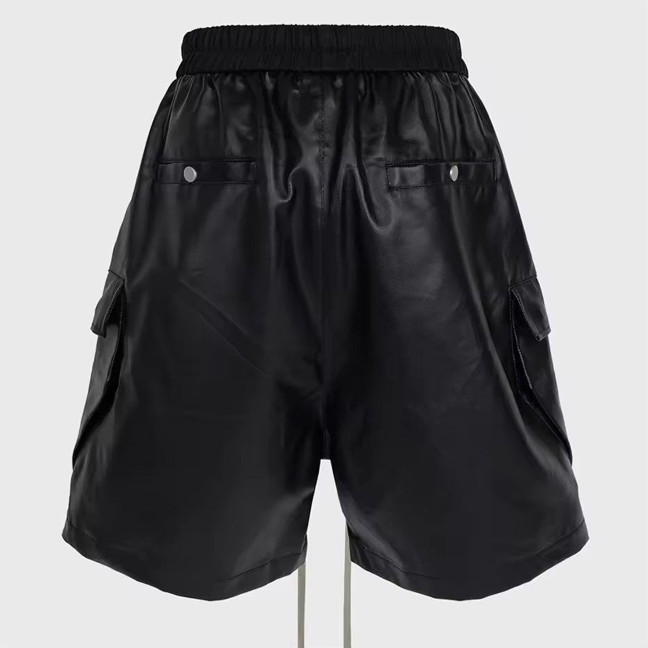 Japanese Brand Side Pocket Wide Leg Drawstring Shorts Size US 33 - 2 Thumbnail