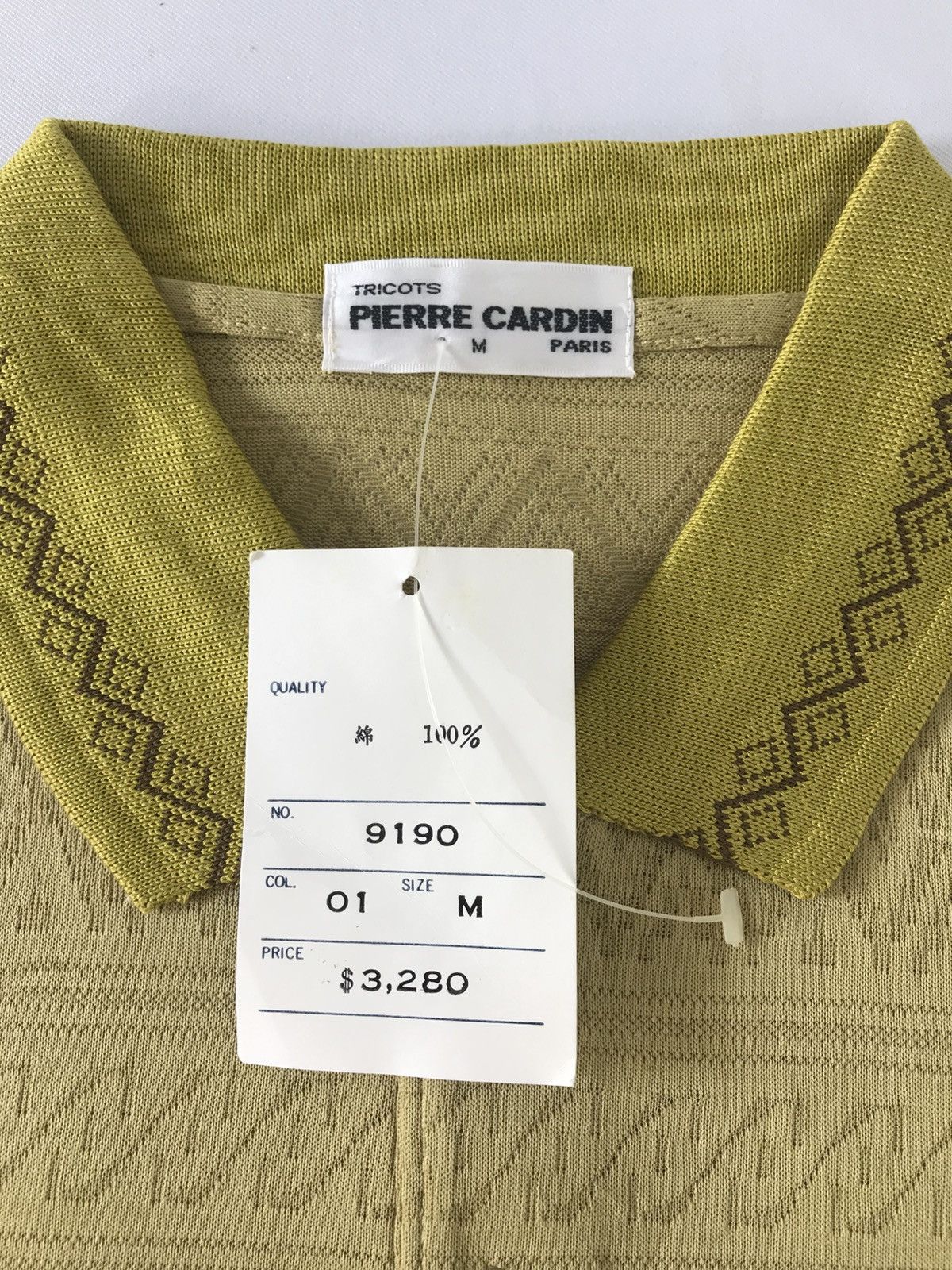 Pierre Cardin 90s Pierre Cardin Paris Tricot Polo Tee T-Shirt Design Size US S / EU 44-46 / 1 - 5 Thumbnail