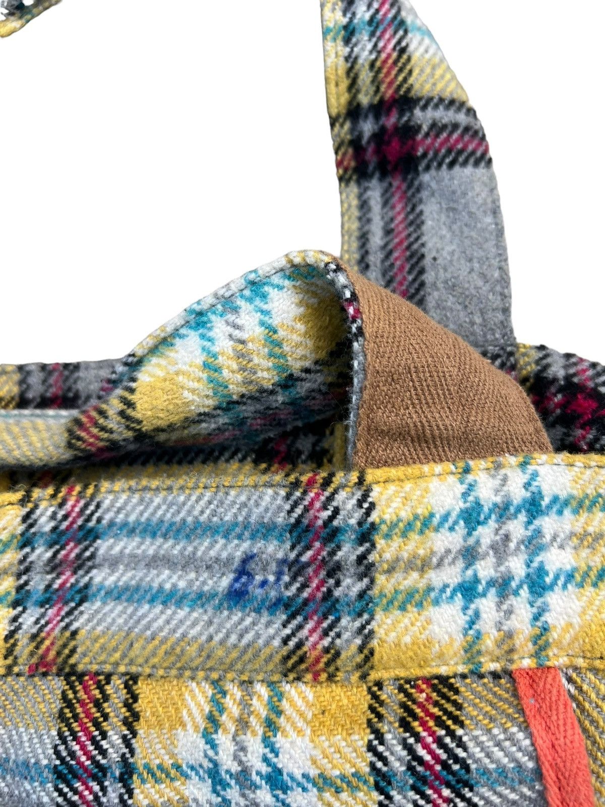 Frapbois Vintage Frapbois Japan Flannel & Fleece Hybrid Tote Bag Size ONE SIZE - 17 Thumbnail