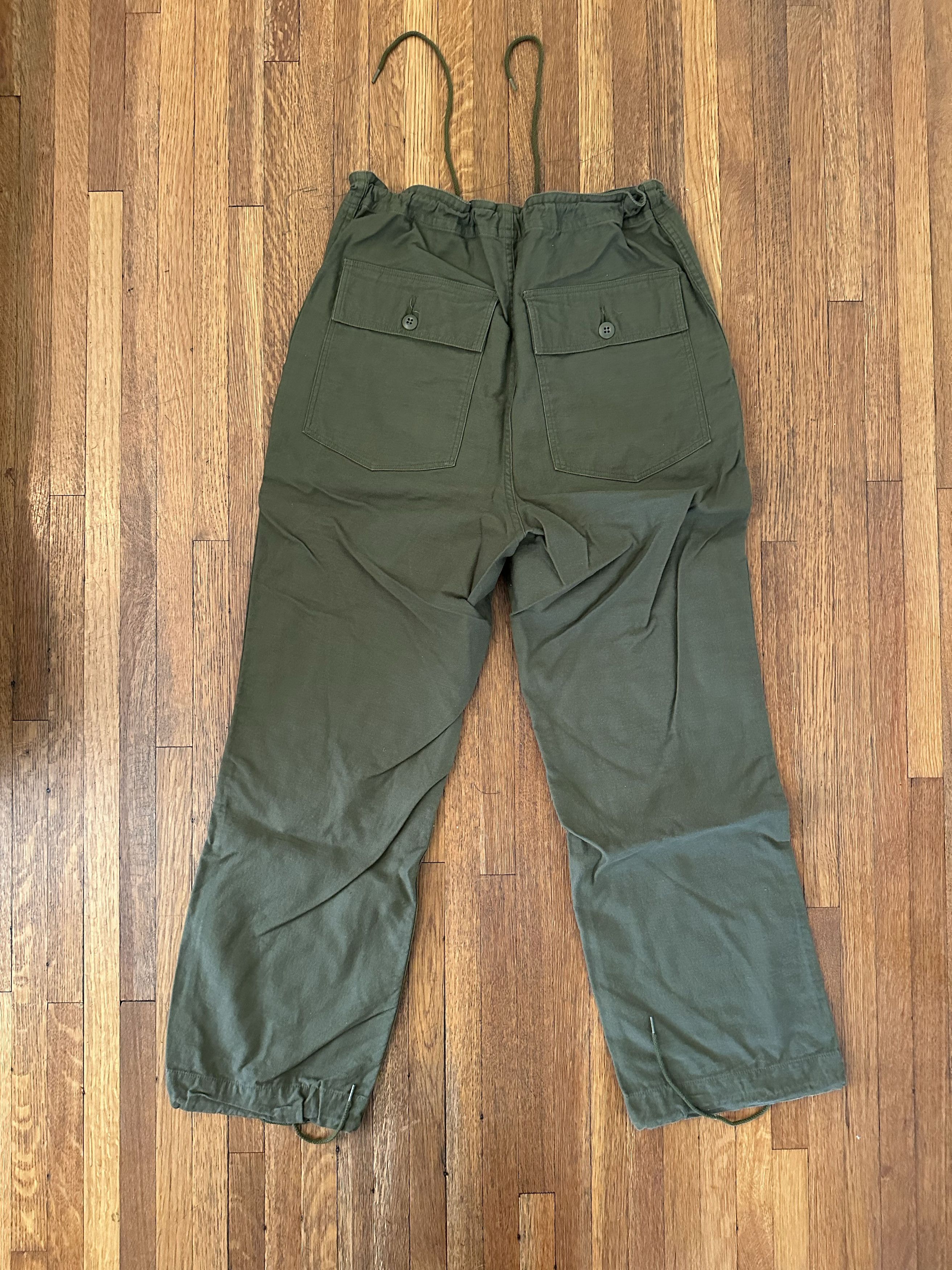 Needles NEEDLES Olive String Fatigue Trousers Size US 32 / EU 48 - 4 Thumbnail