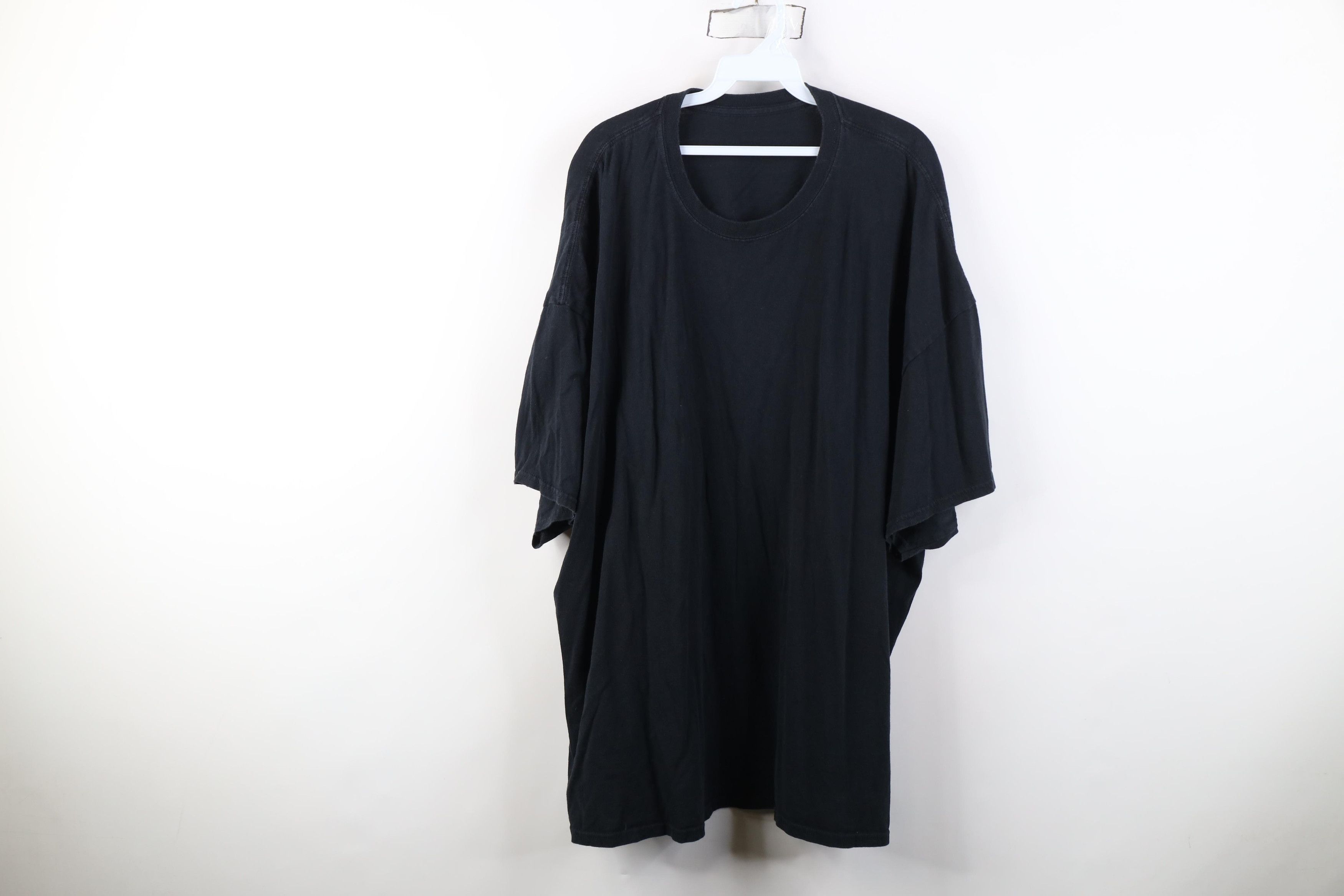 Vintage Vintage 90s Y2K Streetwear Cotton Short Sleeve T-Shirt Black Size US XXL / EU 58 / 5 - 1 Thumbnail