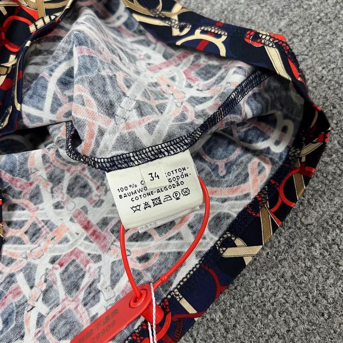 Hermes Hermes All Over Print Short Sleeve T-Shirt Women's 34 99New Size XS / US 0-2 / IT 36-38 - 5 Thumbnail