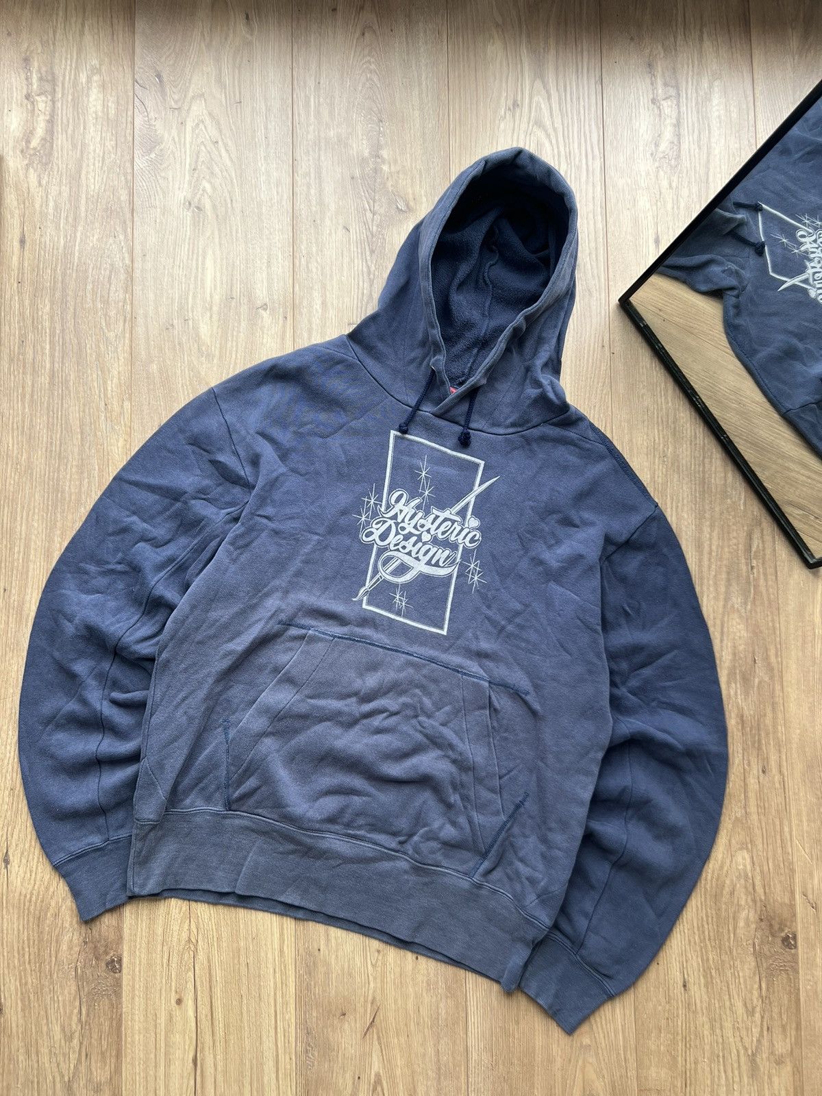 Hysteric Glamour 00’s HYSTERIC GLAMOUR DESIGN VINTAGE FADED Y2K HOODIE Size US XL / EU 56 / 4 - 1 Thumbnail