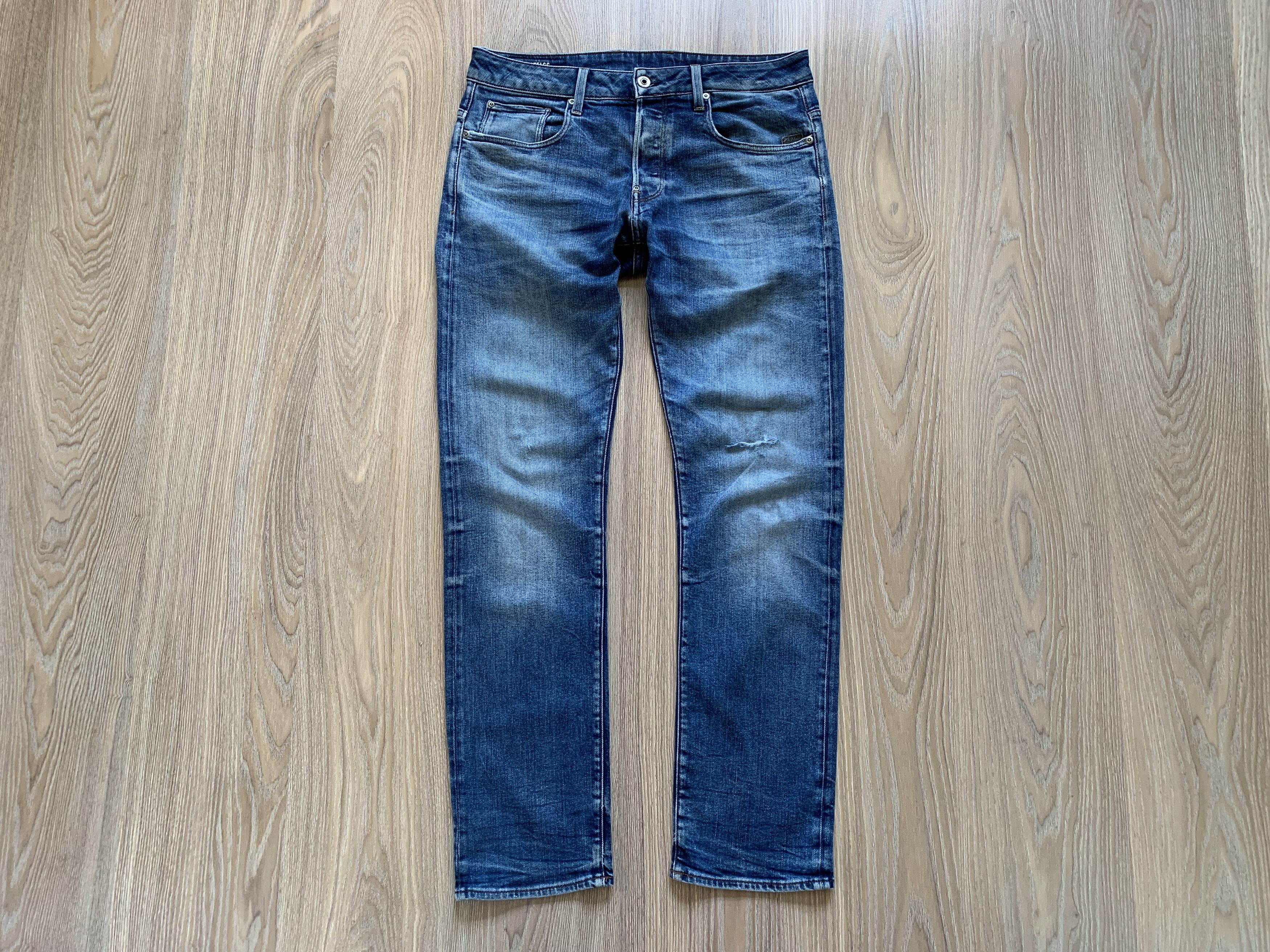G-Star G Star Raw Attacc Straight Denim Jeans Size US 33 - 2 Thumbnail