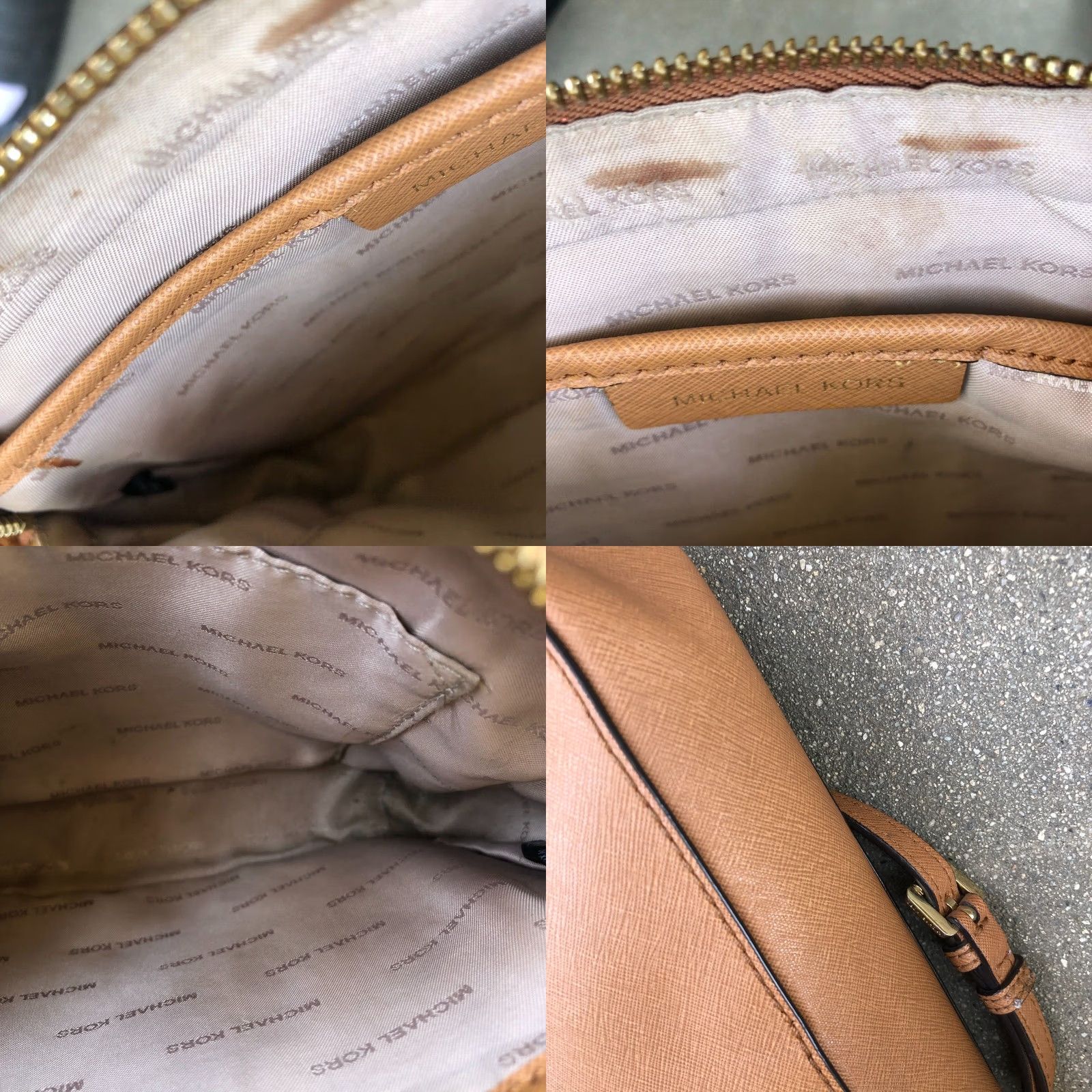 Michael Kors MICHAEL KORS Jet Set Chain Crossbody Purse Brown Shoulder Bag Saffiano Leather Size ONE SIZE - 9 Thumbnail