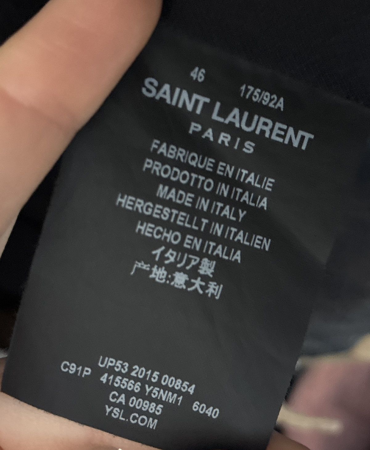 Saint Laurent Paris Rider Jacket - Hedi Era - Saint Laurent Paris Size US S / EU 44-46 / 1 - 3 Thumbnail