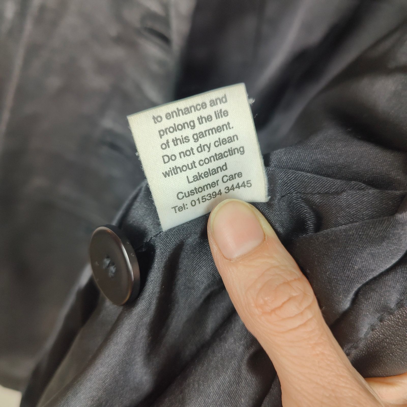 Other Vintage Lakeland Leather Jacket Womens 8 Black Button Up Size M / US 6-8 / IT 42-44 - 10 Thumbnail