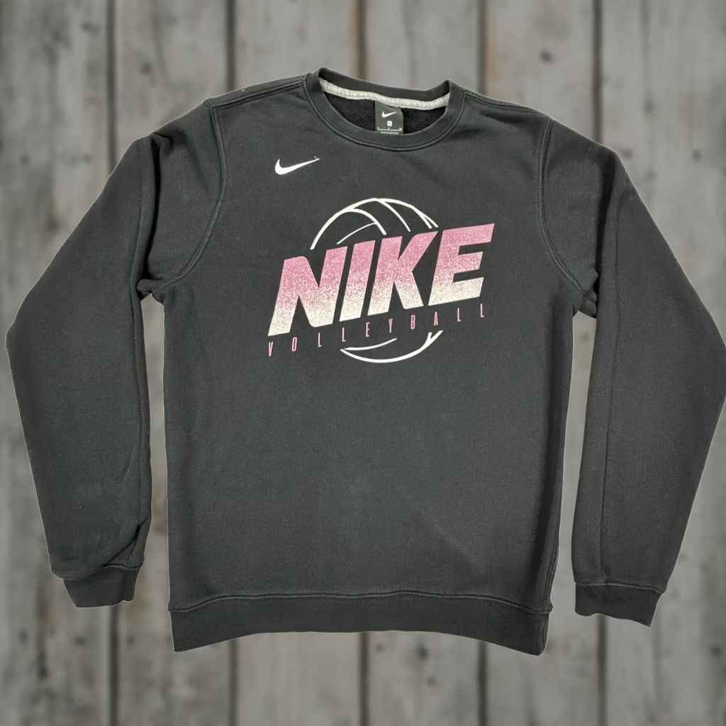Nike Nike Shirt S Black Volleyball Sweatshirt Crewneck Graphic Swoosh Size US S / EU 44-46 / 1 - 1 Thumbnail