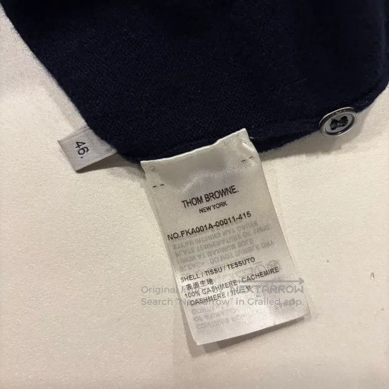 Thom Browne Thom Browne Navy Cashmere Knit Sweater Size US S / EU 44-46 / 1 - 8 Thumbnail