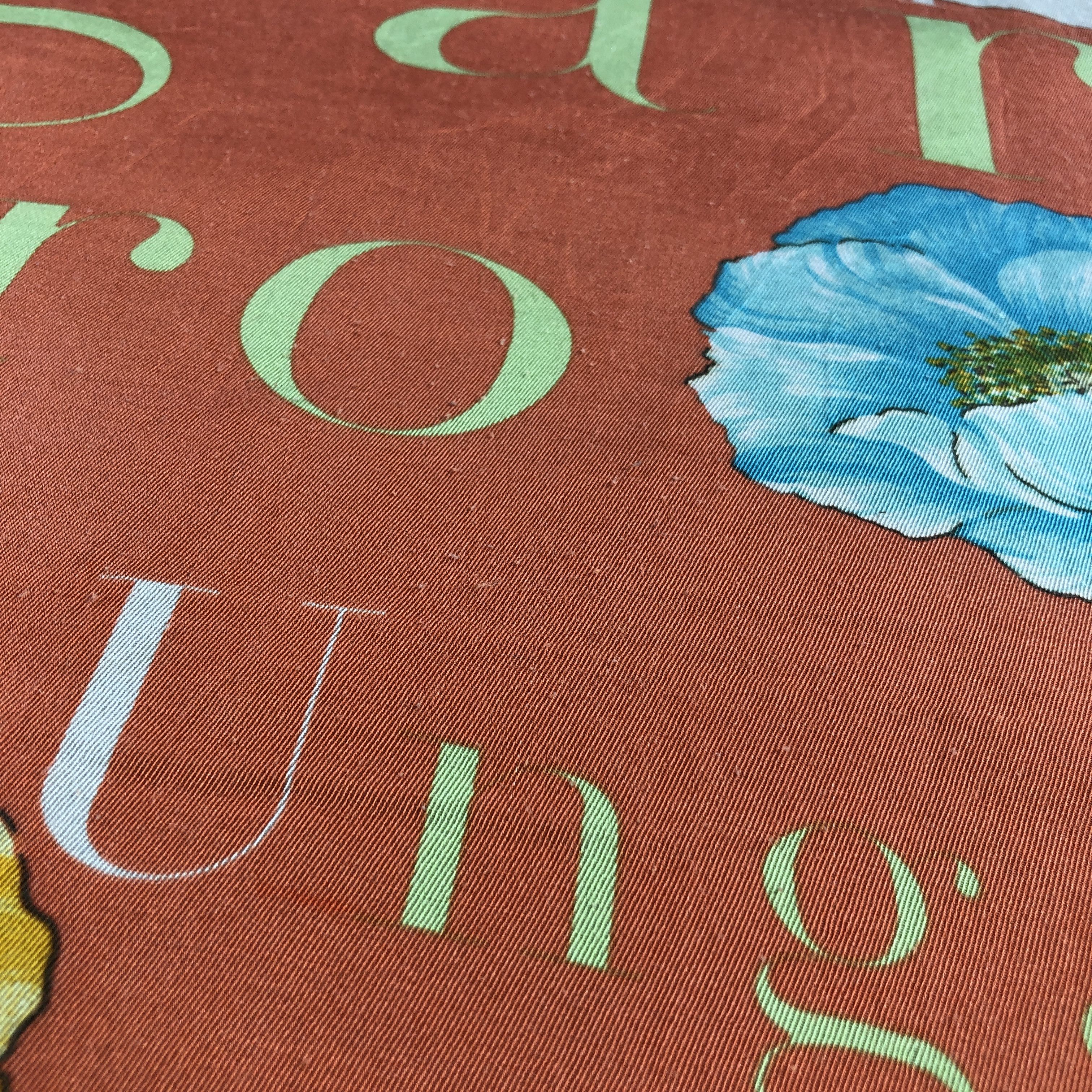 Ungaro Paris Ungaro Floral Silk Scarf M1067 Size ONE SIZE - 6 Thumbnail