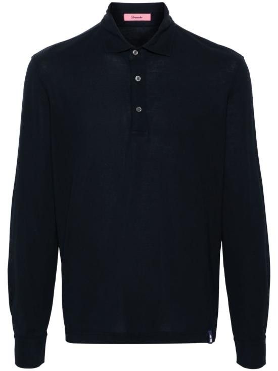Drumohr DRUMOHR Men T-Shirts DTJ204B 792 Blue Size US M / EU 48-50 / 2 - 1 Thumbnail