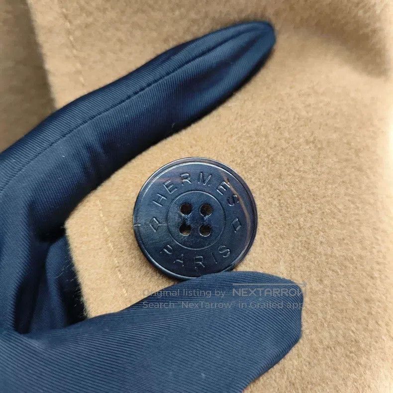 Hermes Hermes Woolen Coat Brown Size M / US 6-8 / IT 42-44 - 6 Thumbnail